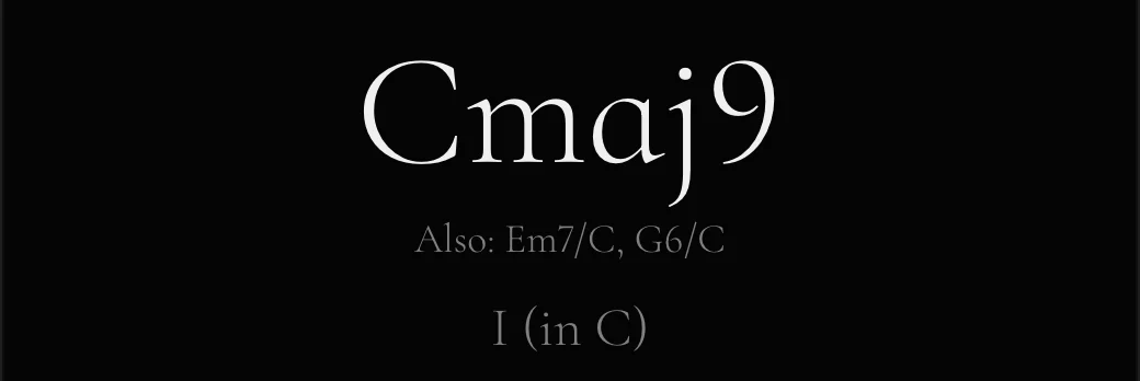 Cmaj9